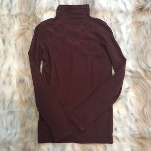 Athleta Remarkawool Turtleneck Sweater in Chianti
